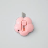 Pink cloud-shaped utility knife, student creative stationery safety pencil sharpener details Picture